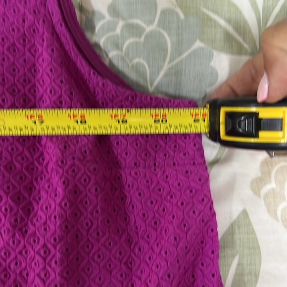 Gap sleeveless ruffle hem top pink- magenta - Picture 12 of 13